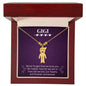 Gigi - Never Forget We Love You - Engraved Kids Charm Necklace