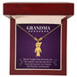 Grandma - Never Forget We Love You - Engraved Kids Charm Necklace