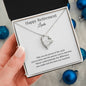 Happy Retirement Personalization Forever Love Necklace