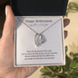 Happy Retirement Enjoy the Next Chapter Forever Love Necklace