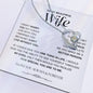 Wife - I Can't Live Without You - Forever Love Necklace