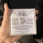 Wife - I Can't Live Without You - Forever Love Necklace