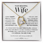 Wife - I Can't Live Without You - Forever Love Necklace