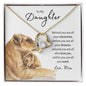 To My Daughter Lioness and Cub | Forever Love Necklace