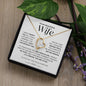 Wife - I Can't Live Without You - Forever Love Necklace
