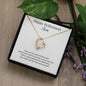 Happy Retirement Personalization Forever Love Necklace