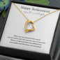 Happy Retirement Enjoy the Next Chapter Forever Love Necklace