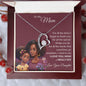 To My Mom | Brown Skin Girl | Forever Love Necklace