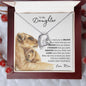 To My Daughter - Lioness Forever Heart Necklace ππ