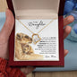 To My Daughter - Lioness Forever Heart Necklace ππ