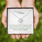 I LOVE YOU MOM I REALLY DO LOVE KNOT NECKLACE