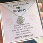 Happy Birthday 21 | Love Knot Necklace
