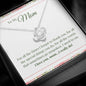 I LOVE YOU MOM I REALLY DO LOVE KNOT NECKLACE