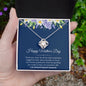 Thank You Mom | Mothers Day | Love Knot Necklace