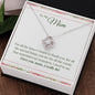 I LOVE YOU MOM I REALLY DO LOVE KNOT NECKLACE