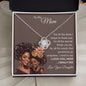 To My Mom | Brown Skin Girl | Love Knot Necklace