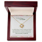 I LOVE YOU MOM I REALLY DO LOVE KNOT NECKLACE