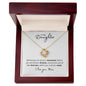 To My Daughter | Love Knot Necklace | Within You All You Need