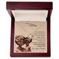 To My Mom | Brown Skin Girl | Love Knot Necklace