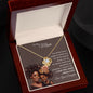 To My Mom | Brown Skin Girl | Love Knot Necklace