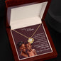 To My Mom | Brown Skin Girl | Love Knot Necklace