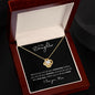 To My Daughter | Love Knot Necklace | Within You All You Need