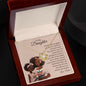 To My Daughter | Brown Skin Girl | Love Knot Necklace