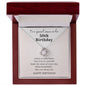 Happy Birthday 50 | Love Knot Necklace
