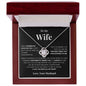 Wife - I Love You - Love Knot Necklace