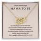 Mama To Be - Pregnancy Gift - Interlocking Hearts Necklace