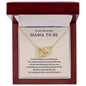 Mama To Be - Pregnancy Gift - Interlocking Hearts Necklace