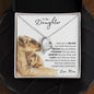 To My Daughter - Lioness Forever Heart Necklace ππ