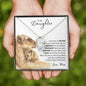 To My Daughter - Lioness Forever Heart Necklace ππ