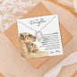 To My Daughter - Lioness Forever Heart Necklace ππ