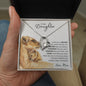 To My Daughter - Lioness Forever Heart Necklace ππ