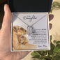 To My Daughter - Lioness Forever Heart Necklace ππ