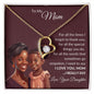 To My Mom | Brown Skin Girl | Forever Love Necklace