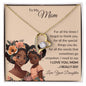 To My Mom | Brown Skin Girl | Forever Love Necklace