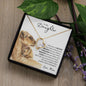 To My Daughter - Lioness Forever Heart Necklace ππ