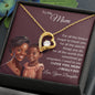 To My Mom | Brown Skin Girl | Forever Love Necklace