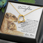 To My Daughter - Lioness Forever Heart Necklace ππ