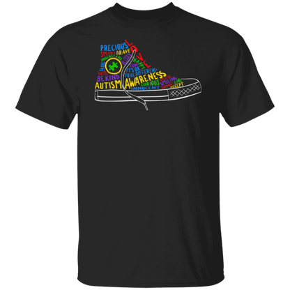 Autism Awareness Puzzle Shoe T-Shirt