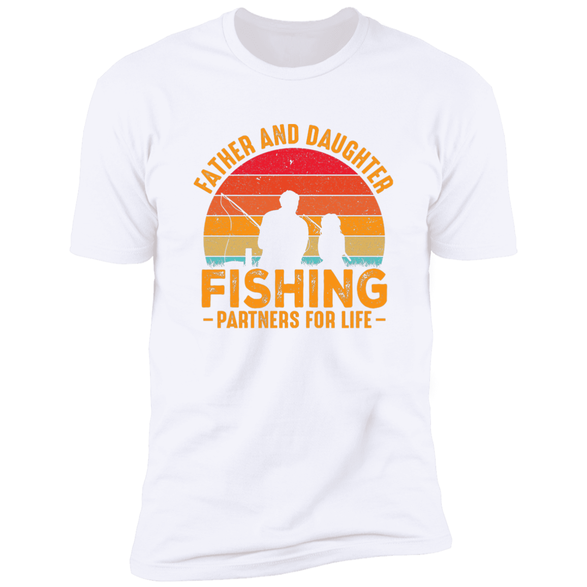 Father and Daughter Fishing 2 | Z61x Premium Short Sleeve Tee (Closeout)
