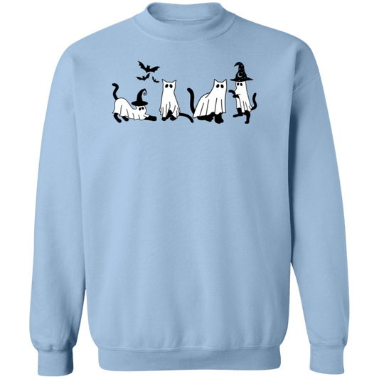 Halloween Cats Pullover Sweatshirt