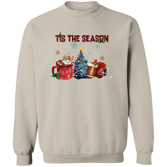 Tis The Season (Christmas) Crewneck Pullover Sweatshirt