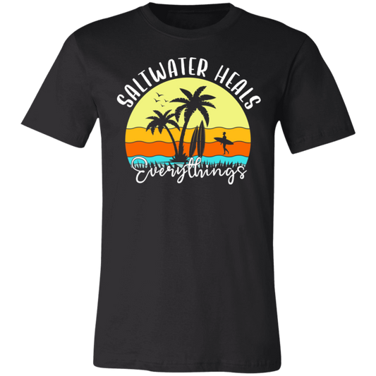 Saltwater Heals Everything | Unisex Jersey Short-Sleeve T-Shirt