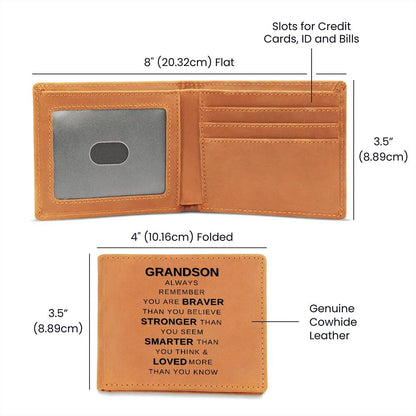 Grandson Graphic Leather Wallet