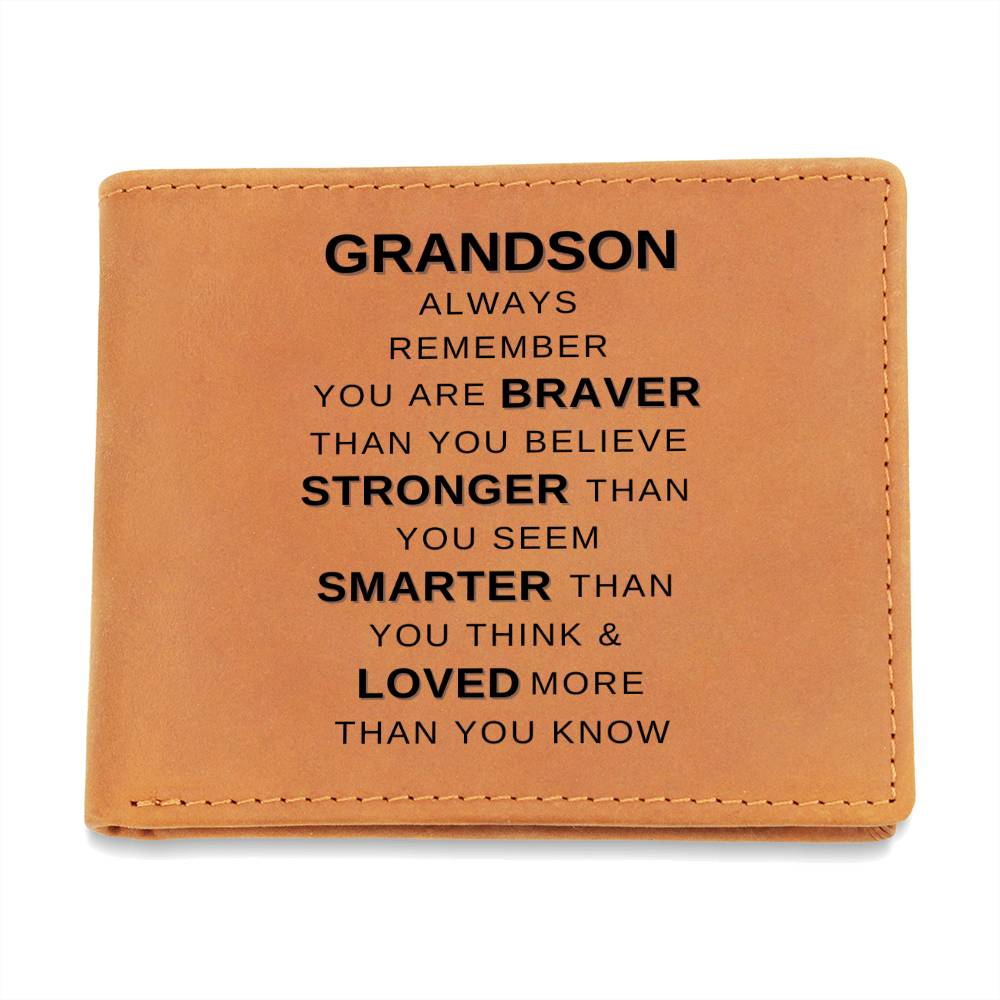 Grandson Graphic Leather Wallet