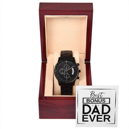 Best Bonus Dad Ever Chronograph Watch