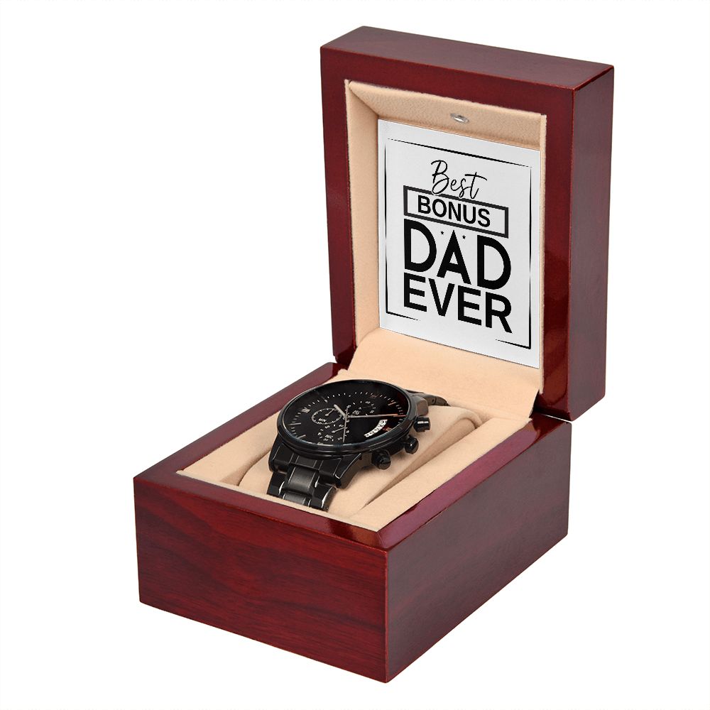 Best Bonus Dad Ever Chronograph Watch